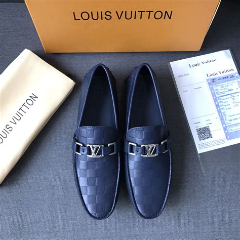 blue louis vuitton loafers|louis vuitton loafer shoes.